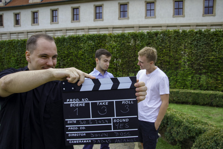 Filming in Prague Team Building Activity